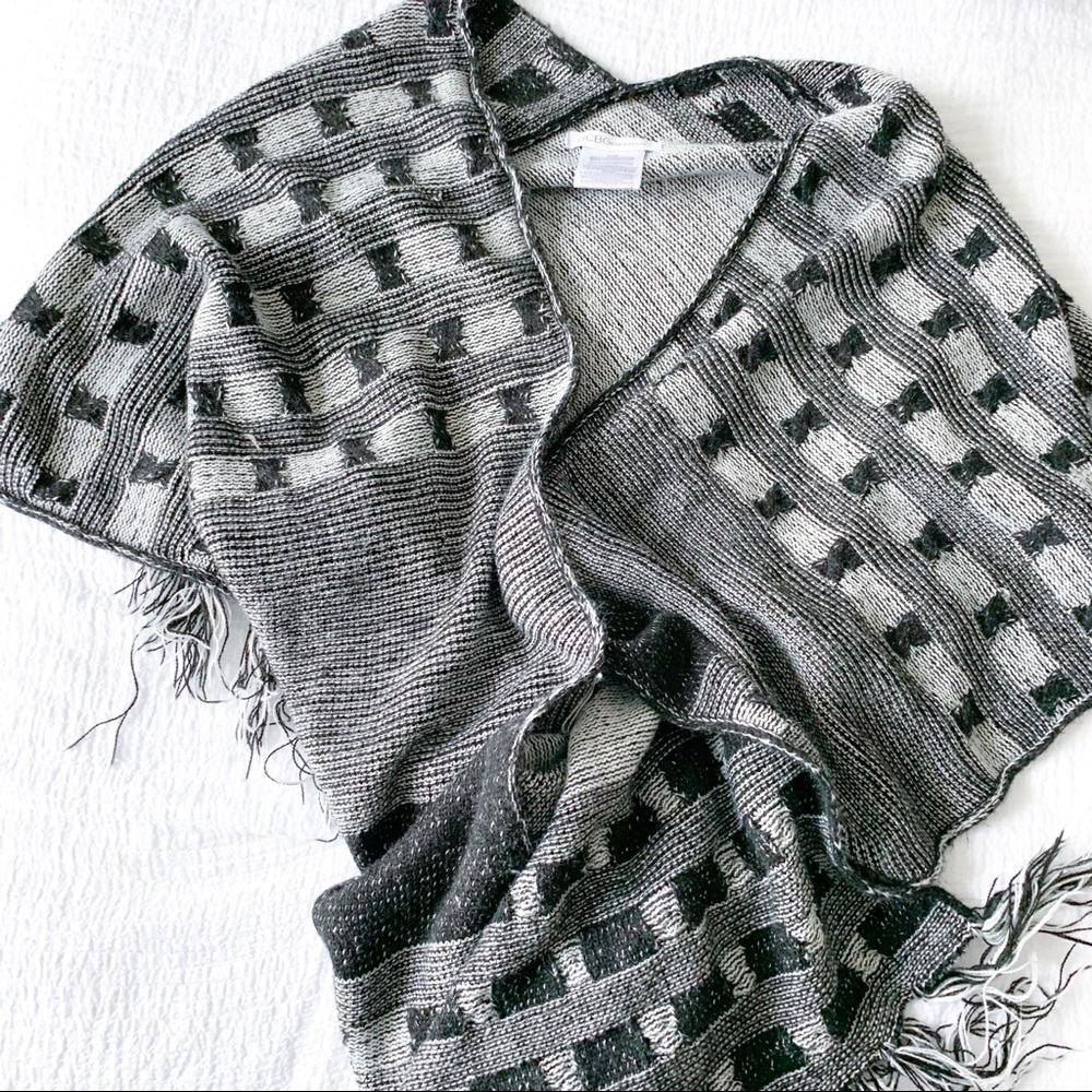 BCBG Poncho Sweater Scarf